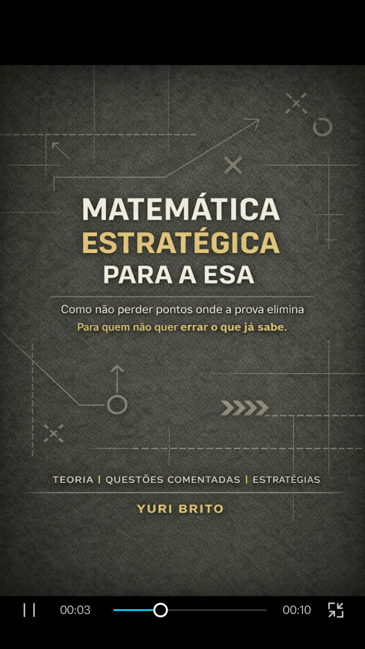 Matemática Estratégica para a ESA — Yuri Brito